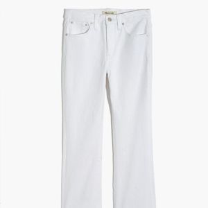 Madewell Cali Demi-Boot Jeans in Pure White